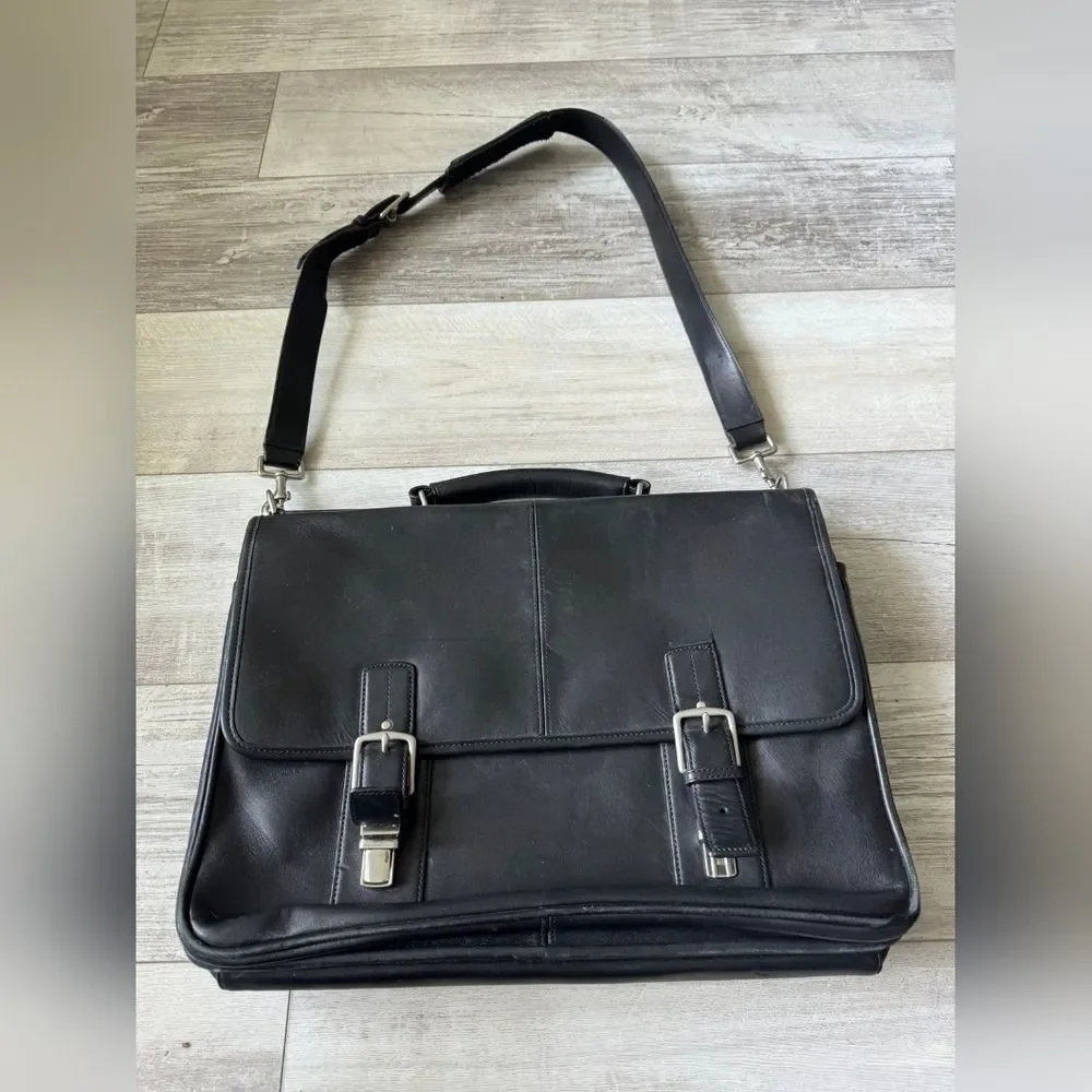 Coach Designer Vintage Thompson Executive Messenger Briefcase Laptop Bag